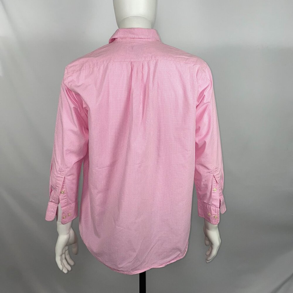 Club Room Regular Fit Performance Shirt Pink And White Size16 1/2 - 32-33 - Picture 7 of 10